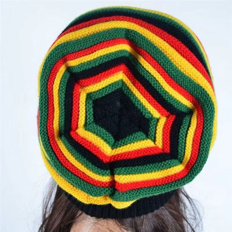 Reggae Gorro Rasta Style Knit Cap