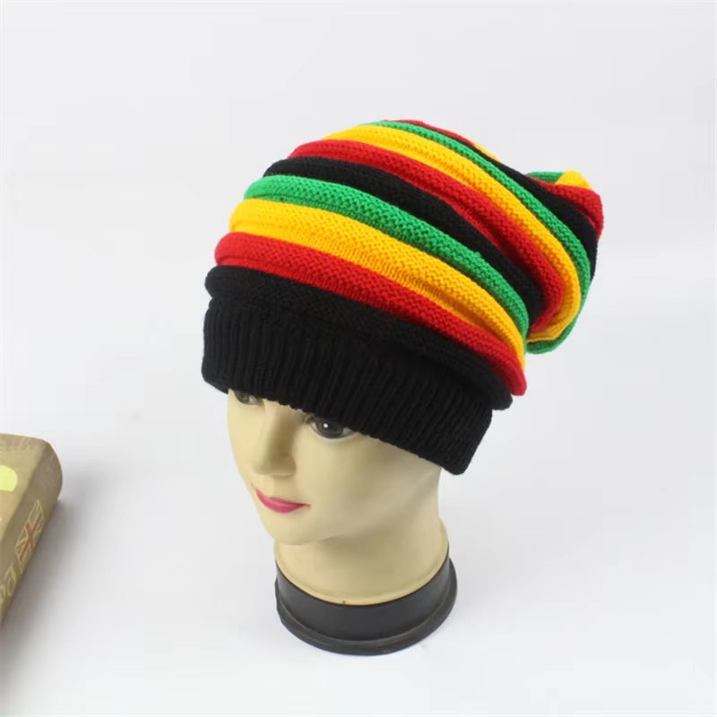 Reggae Gorro Rasta Style Knit Cap