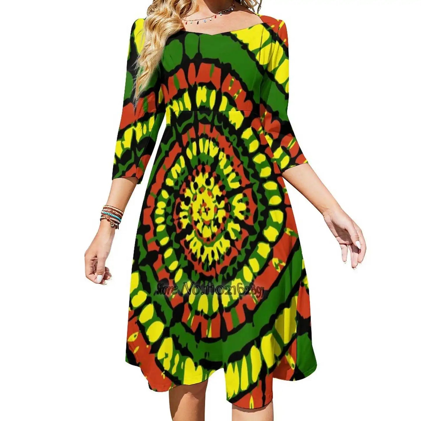 Rasta Lady Short Dress