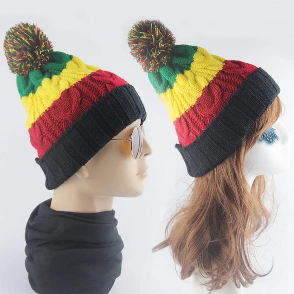 Reggae Colors Knitted Hat