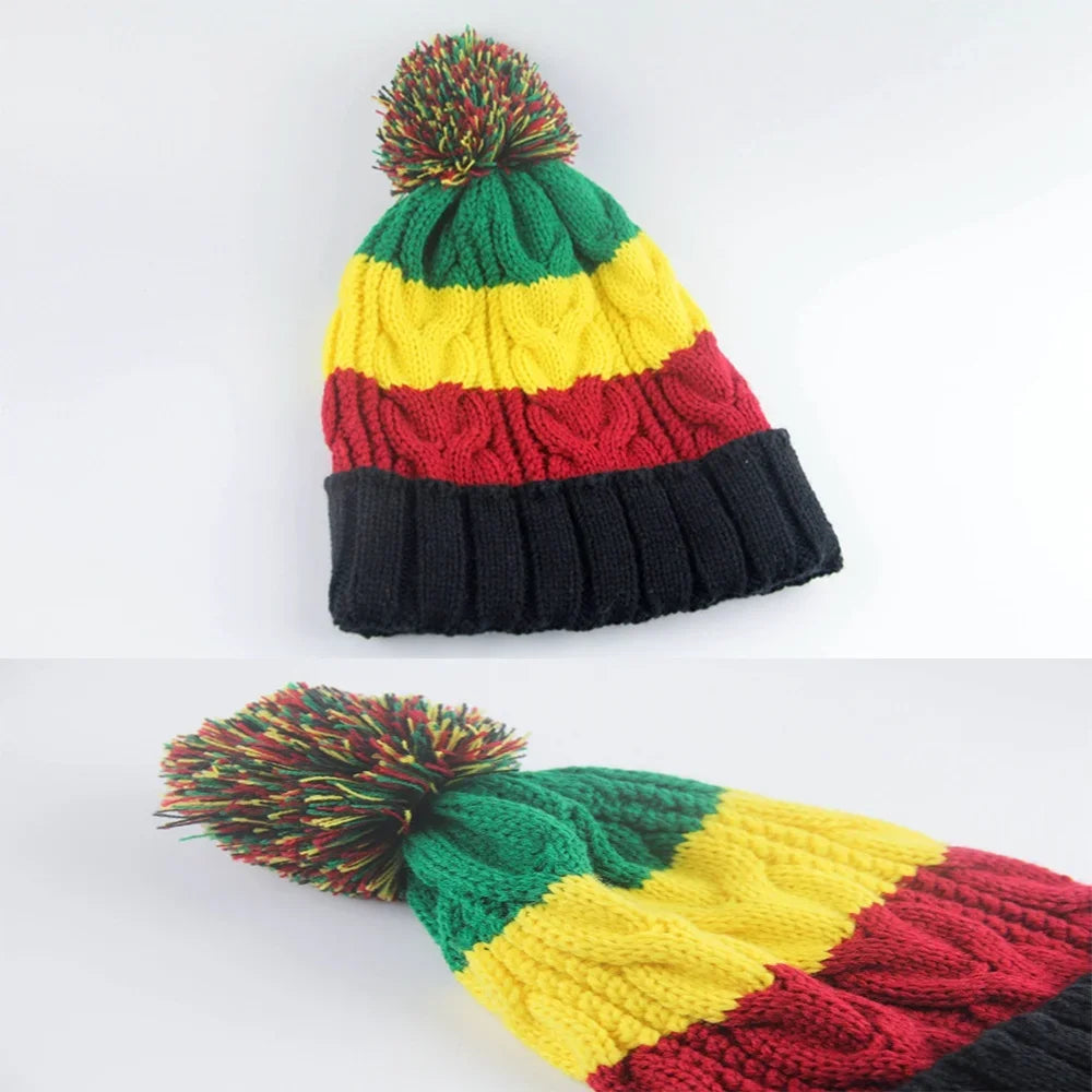 Reggae Colors Knitted Hat