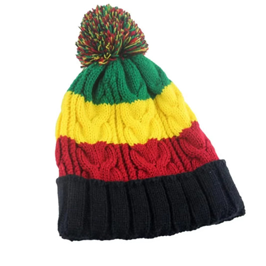 Reggae Colors Knitted Hat