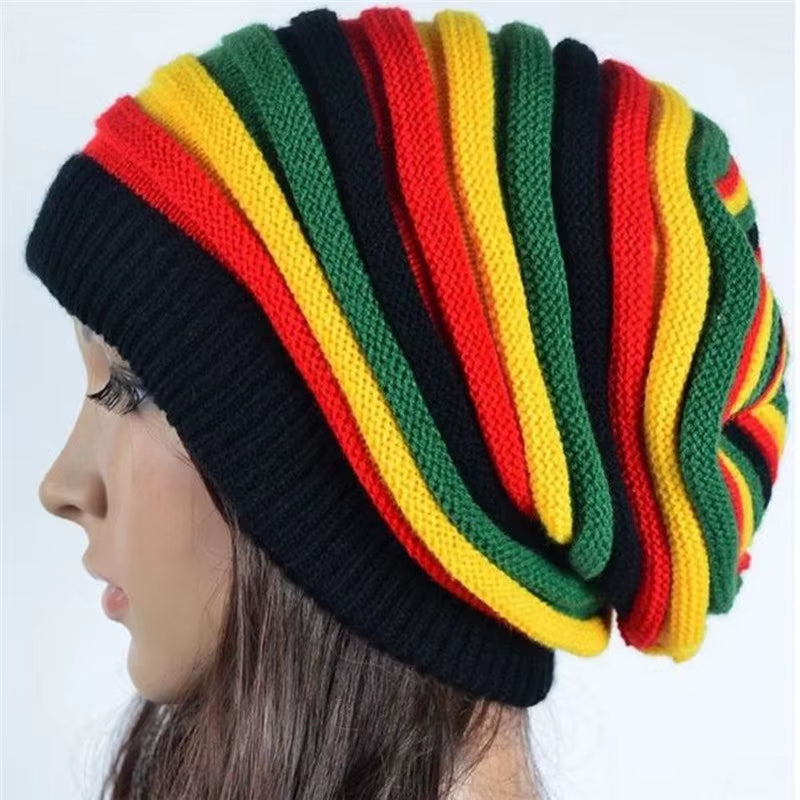 Reggae Gorro Rasta Style Knit Cap